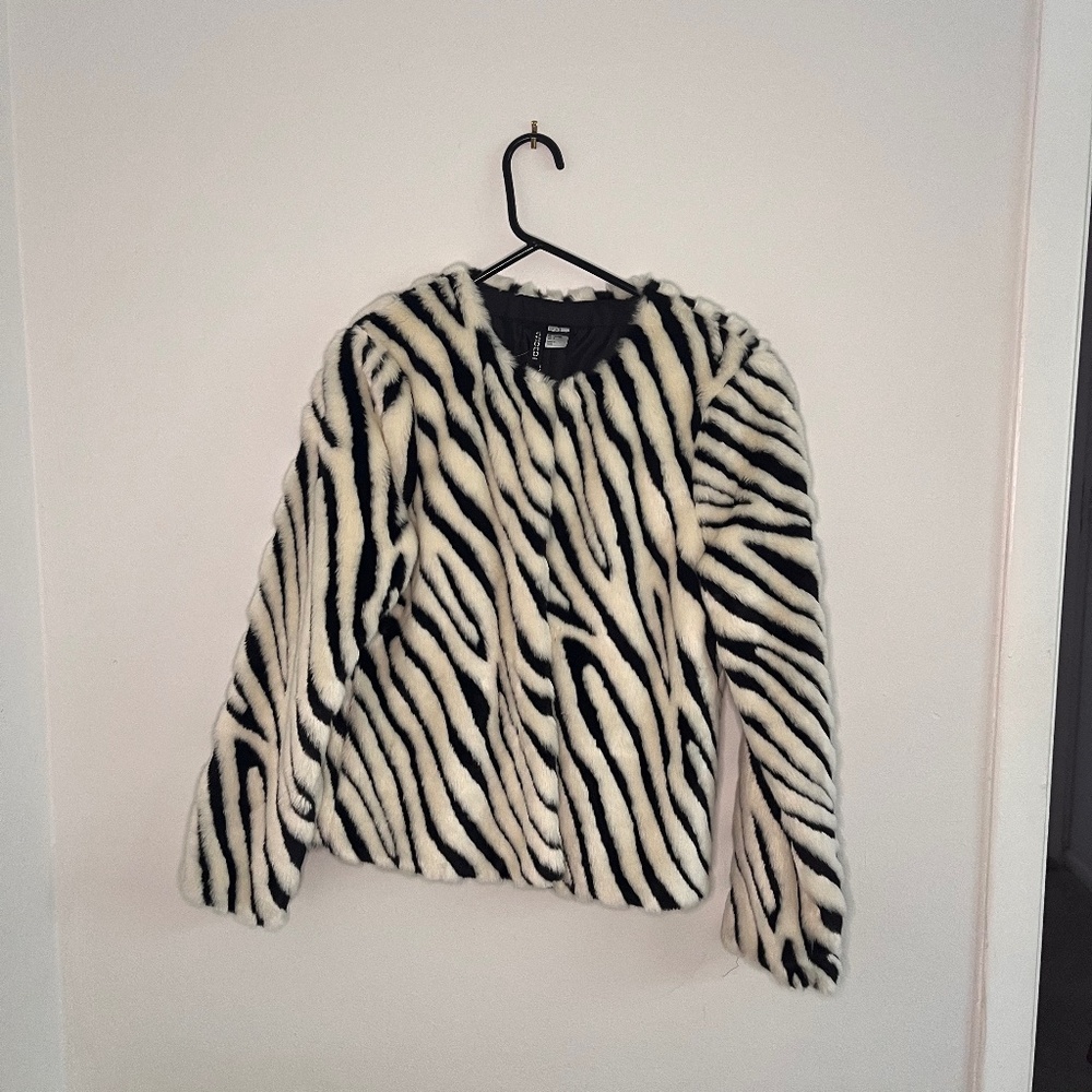 Zebra Print Coat